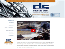 Tablet Screenshot of douglassteel.com